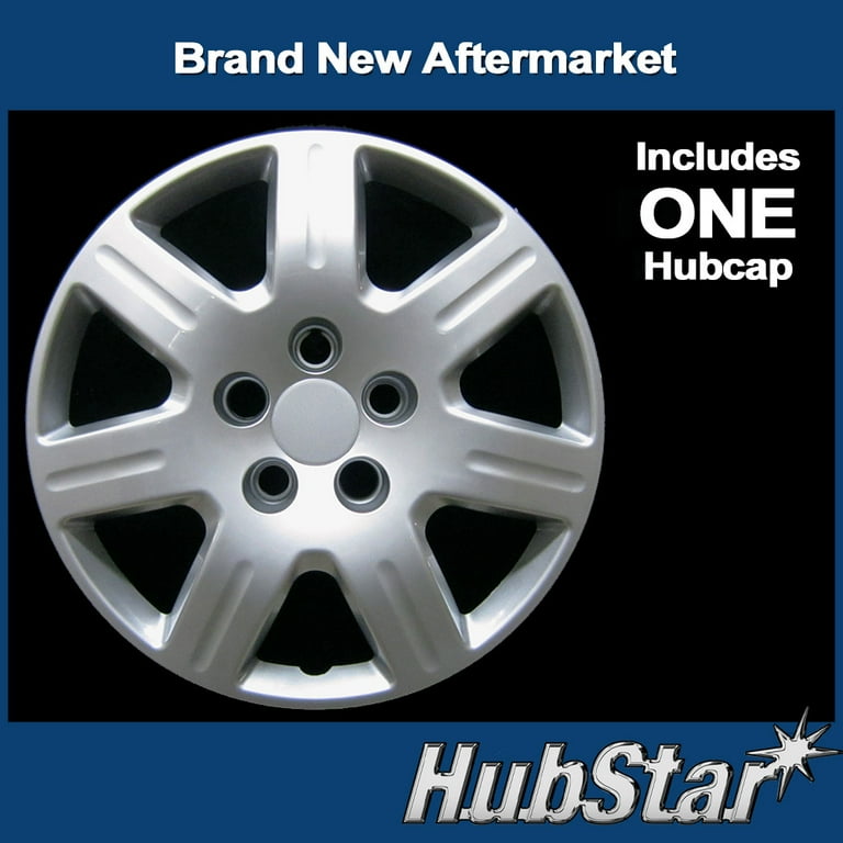 HubStar Hubcap for Honda Civic 2006 2011 Premium Replica Replacement single hubcap