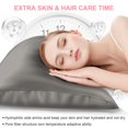 thumbnail image 3 of Fundas de almohada de seda LYSHIN Mulberry, paquete de 2, tamaño queen, 50 x 75 cm, 3 of 7