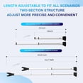 thumbnail image 3 of Upgraded Door Security Bar & Sliding Door Lock Bar,Door Stoppers,Adjustable Heavy Duty Door Jammer for Apartment,Home(2 Packs,White), 3 of 3