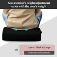 thumbnail image 2 of Extra Thick Chair Cushions,Office Chair Booster Seat Cushion to Raise Seat Height for Pain Relief, Non Slip Memory Foam Thick Cushion with Carry Handle, 2 of 7