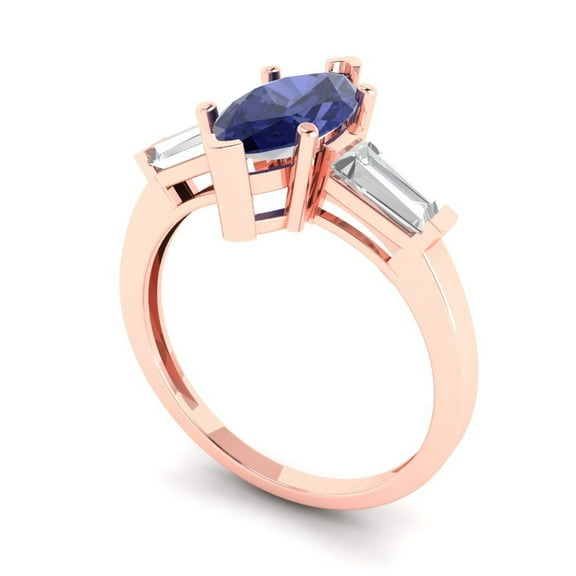1.0ct Cushion Cut Blue Tanzanite 14k Yellow Gold Engraving Statement Bridal Wedding Solitaire Designer Ring Size 4.25