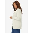 thumbnail image 3 of Woman Within Plus Size Perfect Long-Sleeve Cardigan Sweater, 3 of 6