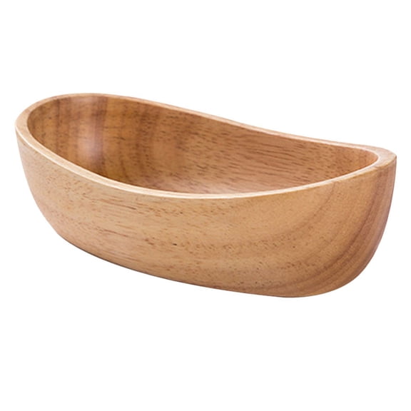 MLINS Wooden Fruit Bowl Set for Home Use Sturdy and Practical Made of Premium Wood Material 7.8 Inches