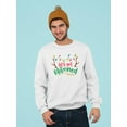thumbnail image 2 of Letz Get Blitzened Sweatshirt Men -Image by Shutterstock, Male Medium, 2 of 4