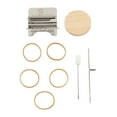 thumbnail image 3 of Darning Looms Carpets Mini Kit Darning Machine Scarves Tapestries Weaving Tool Unique Design Small Small Loom Stainless Steel Shawls Metal Sewing Tools Knitting Tools, 3 of 7