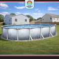thumbnail image 4 of Lake Effect Pools 18' x 33' x 48" Oval Bermuda Galvanized Painted Steel Above Ground Swimming Pool, 4 of 8