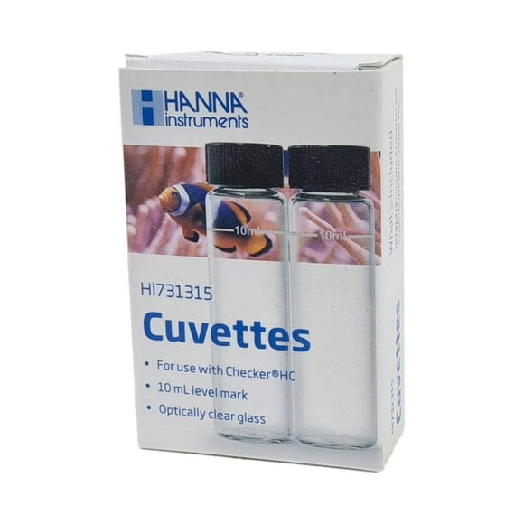 WLR Industries Hanna HI731315 - Culottes et Bouchons en Verre pour Testeur d'Alcalinité d'Aquarium Hanna