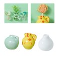 thumbnail image 3 of Funny Mini Jarrón Magnets Vase Forra Set 3D Ceramic (D), 3 of 9