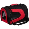 thumbnail image 4 of Pet Life ® Sporty Mesh Airline Approved Zippered Folding Collapsible Travel Pet Dog Carrier, 4 of 8