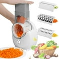 thumbnail image 1 of CNKOO  Electric Cheese Grater Detachable Cheese Shredder with 3 Blades USB Rechargeable Vegetable Chopper Professional Electric Cheese Cutter Multipurpose Electric Slicer for Meat Fruit V, 1 of 6