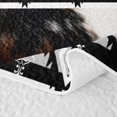 thumbnail image 5 of Erosebridal Cow Print Twin Quilt Set,Western Cowhide Twin Coverlet Set,2pcs,1 Bedspread and 1 Pillowcase, 5 of 7