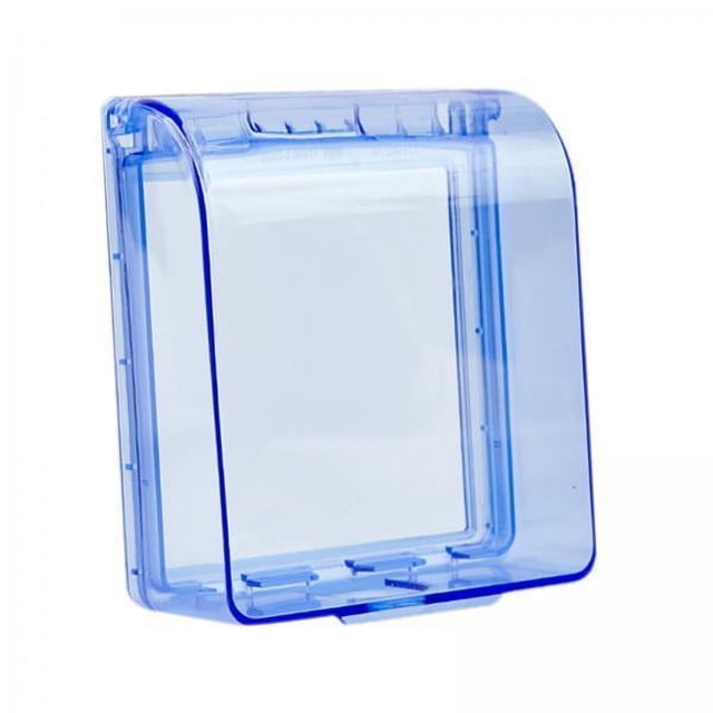 6x Cubierta De Toma De Corriente Protector De Receptáculo Resistente Para Cocina Hogar Al Aire Libre Azul