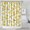 Yellow Lemon Fruit-3, variant on Yellow Lemon Fruit Leaves BlackWhite Pattern Shower Curtain 36"x72" ,Bathroom Decorative Shower Curtains Set with 12 Hooks,Modern Waterproof Washable Shower Curtain