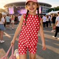 thumbnail image 2 of Summer Outfits for Children Girls Size 7-8 Two Piece Outfits Cute Preppy Clothing Sets Vacation Short Sleeve Tee Top and Y2K Shorts Athletic Activewear Red 12-13 Years, 2 of 7