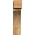 thumbnail image 2 of Ekena Millwork 4"W x 14"D x 18"H Thorton Block Rough Sawn Bracket, Western Red Cedar, 2 of 4