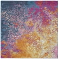 thumbnail image 2 of Nourison Passion Modern Abstract Multicolor 7'10 Square Area Rug (8 Square), 2 of 8