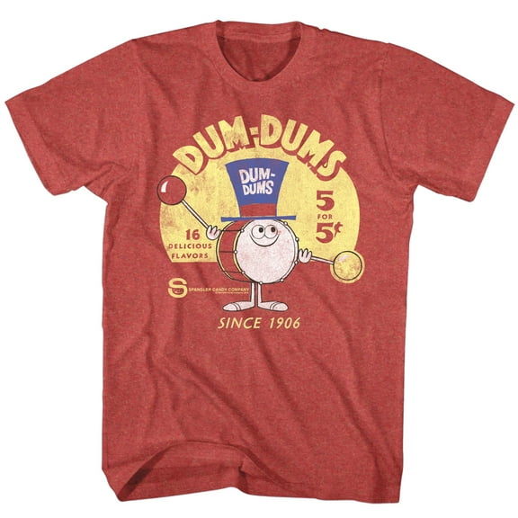 Dum Dums Brands Drum Man Ad Adult Short Sleeve T Shirt