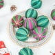 thumbnail image 1 of Christmas Ball Decoration Pendant Plastic Powder Ball Painted Ball Christmas Tree Ornaments Hollow Ball, 1 of 8