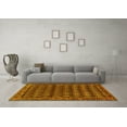 thumbnail image 3 of Ahgly Company Machine Washable Indoor Rectangle Persian Yellow Traditional Area Rugs, 7' x 10', 3 of 4