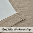 thumbnail image 3 of Top Finel Grommet Top Blackout Curtains, Dark Flax, 52" x 90", 2 Panels, 3 of 16