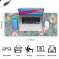 thumbnail image 5 of Long Mouse Pads for Desk,Pioneer Flower Floral Print Pattern Desk Mats on Top Of Desks, Desk Mouse Pad Extra Large with 3mm Non-Slip Base and Stitched Edge for Gaming,Office,Work,Home 35.4"x15.7", 5 of 6