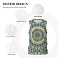 thumbnail image 6 of Easygdp Round Mandala1 Men's Mesh Basketball Jersey Quick Drying Sleeveless Shirts Fitted Muscle Tank Tops Sport Round Neck T-Shirt - 3X-Large, 6 of 9