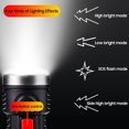 thumbnail image 1 of Linterna de carga USB portatil super brillante para exteriores LED COB Linterna de alta calidad con cuatro modos de iluminacion Flash SOS Bateria de litio incorporada a prueba de agua para acampar Sen esquí esquí Gafas de esquí, 1 of 5