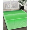 thumbnail image 3 of Ahgly Company Machine Washable Indoor Rectangle Transitional Neon Green Area Rugs, 7' x 9', 3 of 7