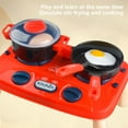 thumbnail image 6 of Toddler Toys Clearance! Kids Toy Gifts QTOCIO Children's Play Home Kitchen Toy Set Simulated Cooking And Cooking Girl Baby Cutlery Table, Red, 6 of 9