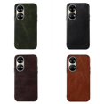thumbnail image 3 of Crazy Horse Texture Case For Huawei P50,Genuine Cowhide Leather Coated Tpu Pc Phone Shell, 3 of 3