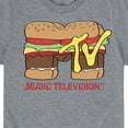 thumbnail image 3 of MTV Logo - Burger Logo - Toddler And Youth Short Sleeve Graphic T-Shirt, 3 of 5