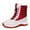 Red, variant on Womens Snow Boots Winter Fur Lined Waterproof Walking Boots Lightweight Outdoor Boots Ladies Warm Shoes Anti-Slip Mid-Calf Boots