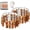 12-2PC, variant on JEBTBFZE Air Fryer Skewer Rack, 304 Stainless Steel Vertical Grill Stand withHanging Pins, Roasting Holder for Kabob Kebab Shrimp Vegetables Meat, Airfryer BBQ Cooking Accessories(12-1PC)