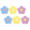 thumbnail image 1 of OULII 6Pcs Cute Key Covers Caps Blue Flower For House Keys With Scratch Protection, 1 of 8