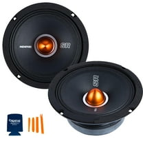 Memphis Audio 2 SRXP62 SRX Pro Audio 6.5" 4-Ohm Mid Drivers