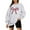 White, variant on SwiftWear Women's Merry Christmas Red Bow Sweatshirt - Festive Crewneck Holiday Top Soft Long Sleeve Casual Wear for Seasonal Celebrations Red