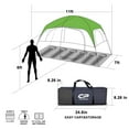 thumbnail image 3 of CAMPROS CP Tent-6-Person-Camping-Tents, Gifts for Family Waterproof Windproof Family Tent with Top Rainfly, 4 Large Mesh Windows, Double Layer, Easy Set Up - Green, 3 of 4