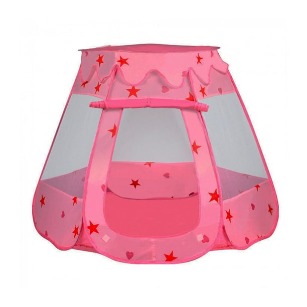 Tienda de Campaña The Baby Shop HP1128551 Estrellas y corazones Rosa
