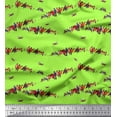 thumbnail image 1 of Soimoi Cotton Voile Fabric Colorful Bird Print Fabric by the Yard 56 Inch Wide, 1 of 3