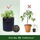 thumbnail image 5 of Growth Bags Breathable Non Woven Aeration Fabric Growth Pots Garden Planting Containers With Handles For Gardening Nursery Vegetable, 5 of 6
