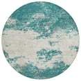 thumbnail image 2 of Addison Rugs Chantille Indoor/Outdoor Transitional Modern Teal Washable Round Rug, 8' x 8', 2 of 6