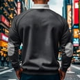 thumbnail image 4 of Yiaimeir Men Quarter Zip Pullover Sweatshirt Long Sleeve Lightweight Stand Collar Casual Athletic Top with Chest Pocket, 4 of 7