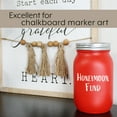 thumbnail image 3 of Darware Red and White Mason Jars (Set of 3 Jars); Holiday Decor Colored Wide Mouth Mason Jars for Christmas, Valentine’s, 4th of July and Home Decor, 3 of 7