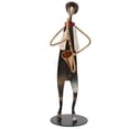 thumbnail image 2 of Estatuilla De Saxofonista, Estatuilla De Jugador De Instrumentos Musicales Que No Se Decolora, Decorativa De Hierro Hecha A Mano, Exquisita Para Oficina Para Salas De Estar, 2 of 7