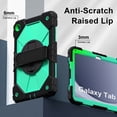 thumbnail image 4 of Case for Samsung Galaxy Tab A9+ / Tab A9 Plus 11 inch 2023 Model (SM-X210/X216/X218) Contrast Color Multi-functional Cover With Wrist Chain and Shoulder Strap, 4 of 7