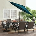 thumbnail image 2 of Mainstays 9' Teal Crank Lift and 3 Position Tilt Patio Umbrella, 2 of 6