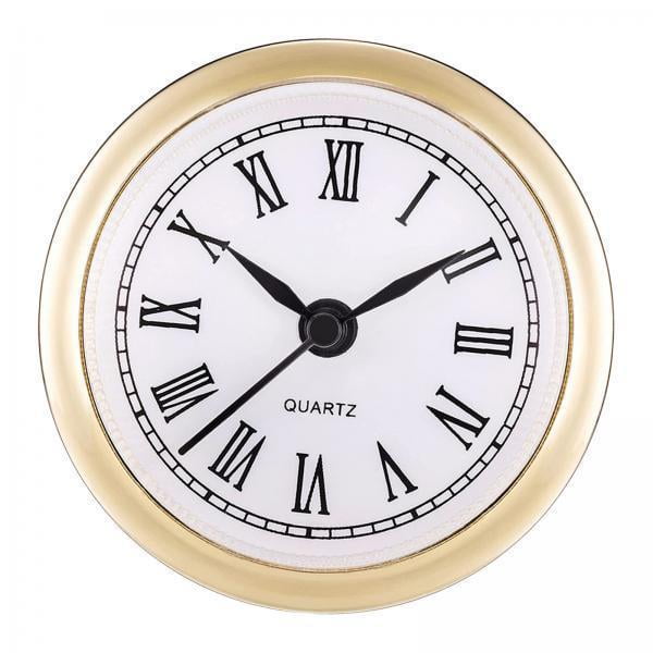 Reloj de Pared Soledad Inserción de Movimiento Silencioso 2,4 Pulgadas