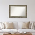 thumbnail image 3 of Amanti Art Beveled Wood Wall Mirror - Alexandria Greywash Frame Alexandria Greywash Outer Size: 42 x 30 in, 3 of 5