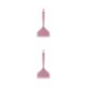 thumbnail image 4 of Yuarrent Espátula de nailon de silicona, raspador resistente al calor para cocinar en la cocina, rosa translúcido Polvo semipermeable 2piezas Yuarrent CBP146482, 4 of 6