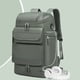 thumbnail image 3 of Cateissary Mochila de viaje de PU con tela impermeable y múltiples compartimentos Mochila de gran capacidad para computadora portátil Estaciones de acoplamiento para portátiles negro, 3 of 6